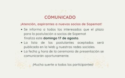 Aspirantes a Socios SoPEMat