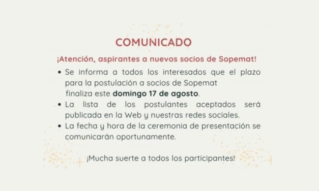 Aspirantes a Socios SoPEMat